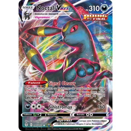 Carte Pokémon EB07 095 203 Noctali V Max