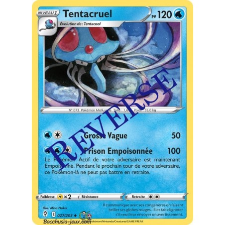 Carte Pokémon EB07 027 203 Tentacruel Reverse