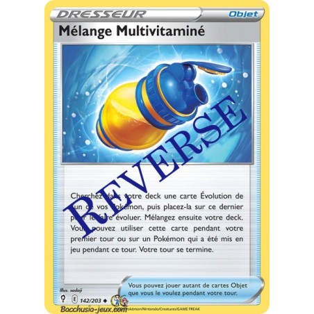 Carte Pokémon EB07 142 203 Mélange Multivitaminé Reverse