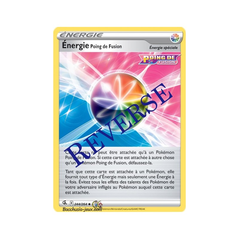 Carte Pok Mon Eb Energie Poing De Fusion Reverse