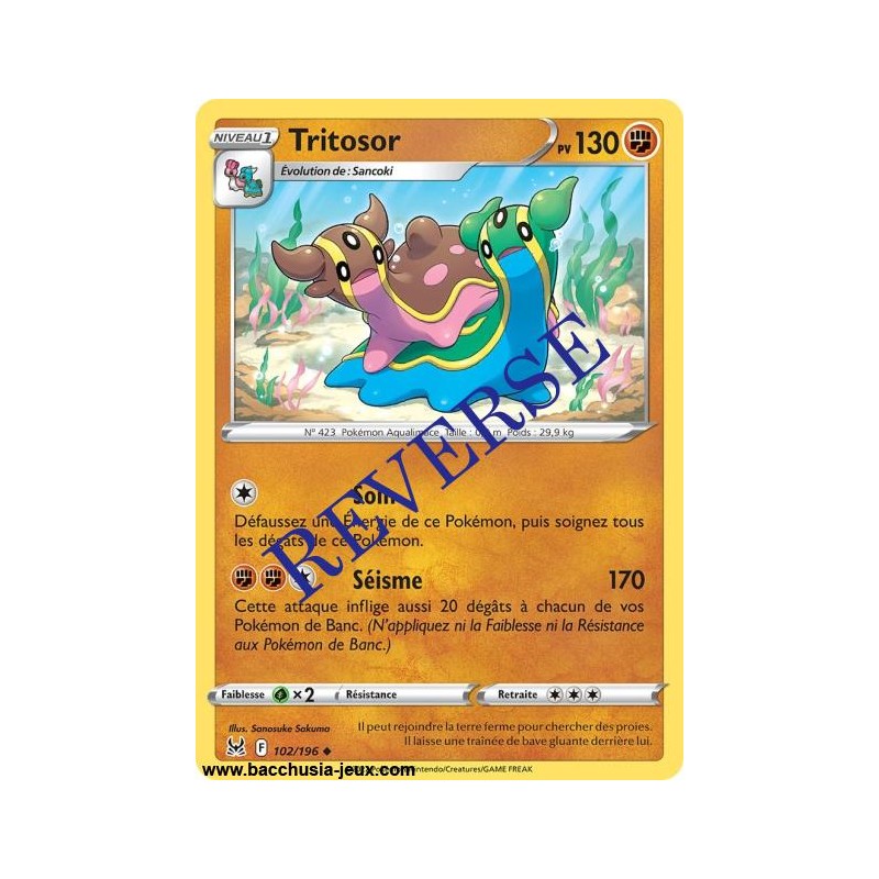 Carte Pokémon EB11 102 196 Tritosor Reverse