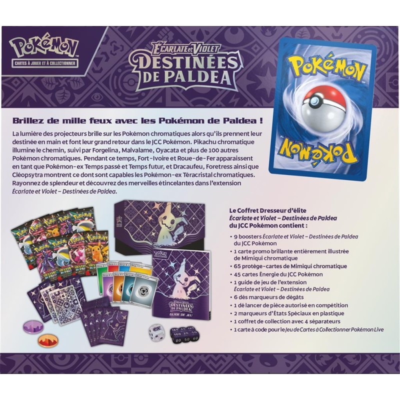 Pok Mon Coffret Etb Elite Trainer Box Ecarlate Et Violet Ev