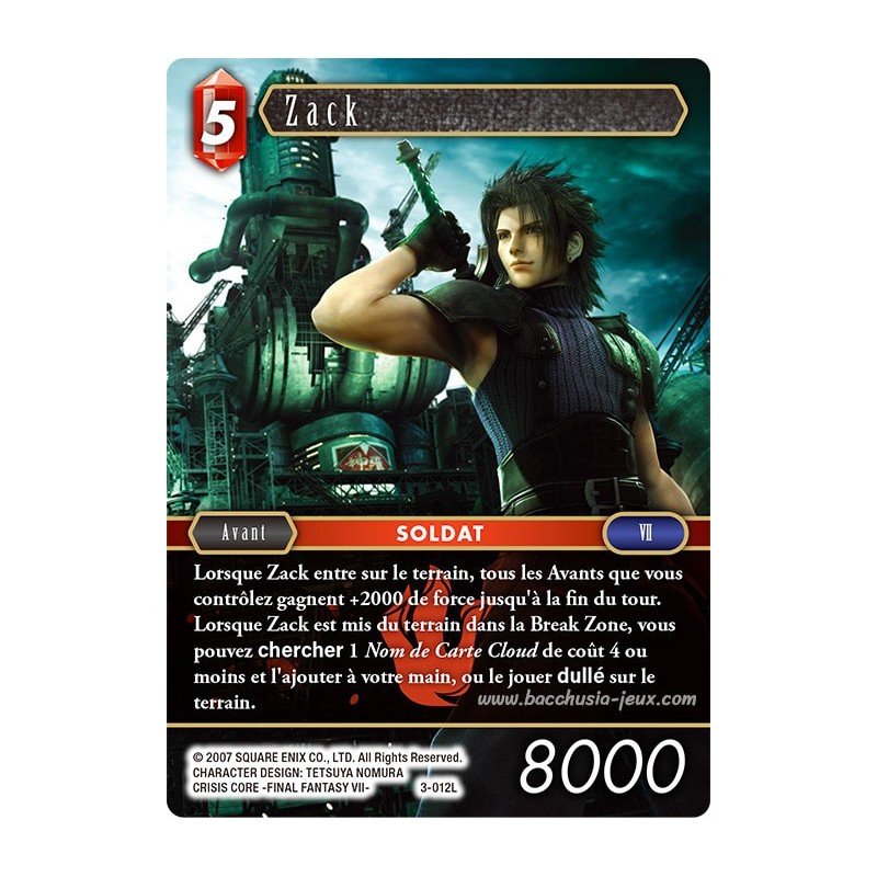 Zack 3-012L (Final Fantasy)