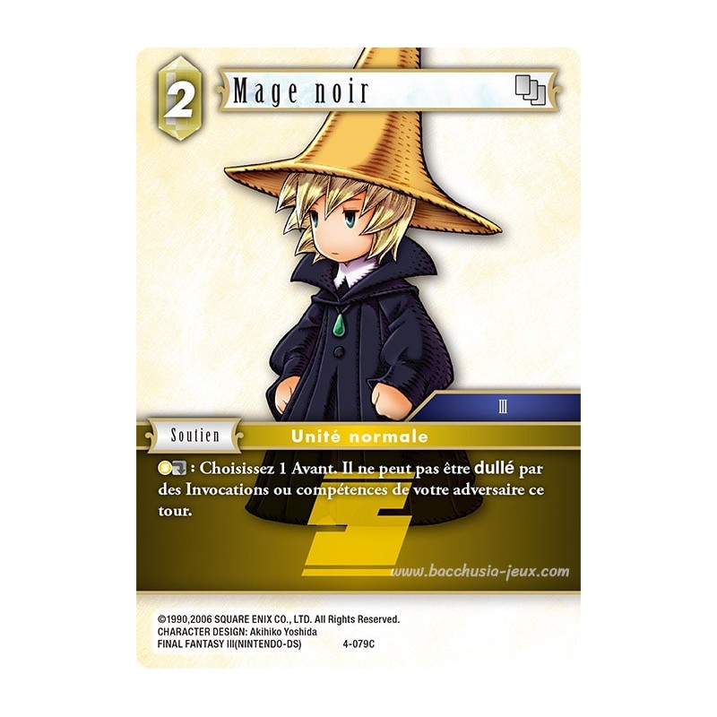 Mage Noir 4-079C (Final Fantasy)