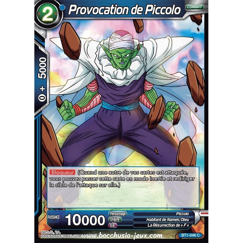 Provocation de Piccolo BT1-046 C / Dragon Ball Super, Série B01 : Galactic Battle