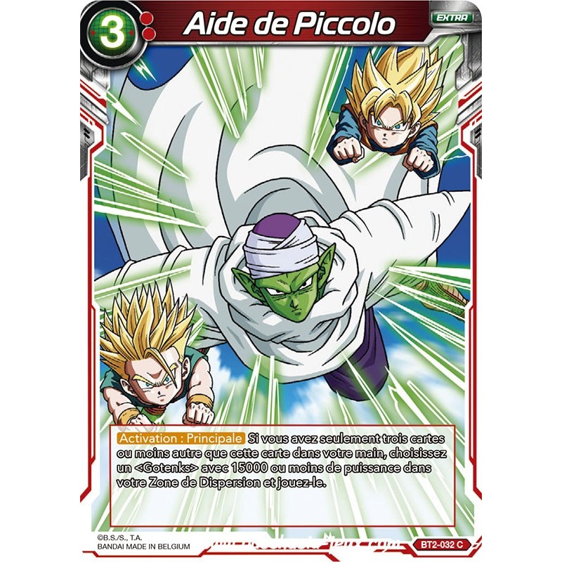 Aide de Piccolo BT2_032 C / Dragon Ball Super, Série B02 : Union Force