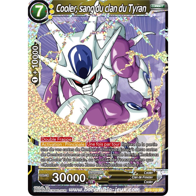 Cooler, sang du clan du Tyran BT2_110 SR / Dragon Ball Super, Série B02 : Union Force