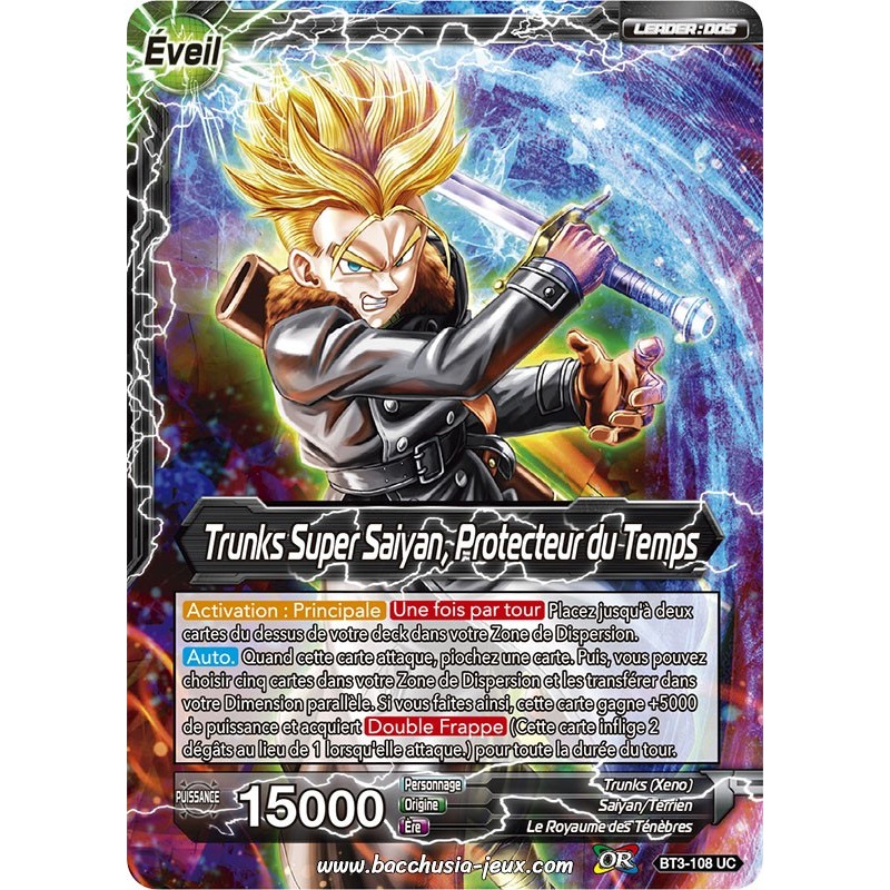 Trunks Super Saiyan, Protecteur du Temps BT3-108 UC / Dragon Ball Super, Série 03 : Les mondes croisés