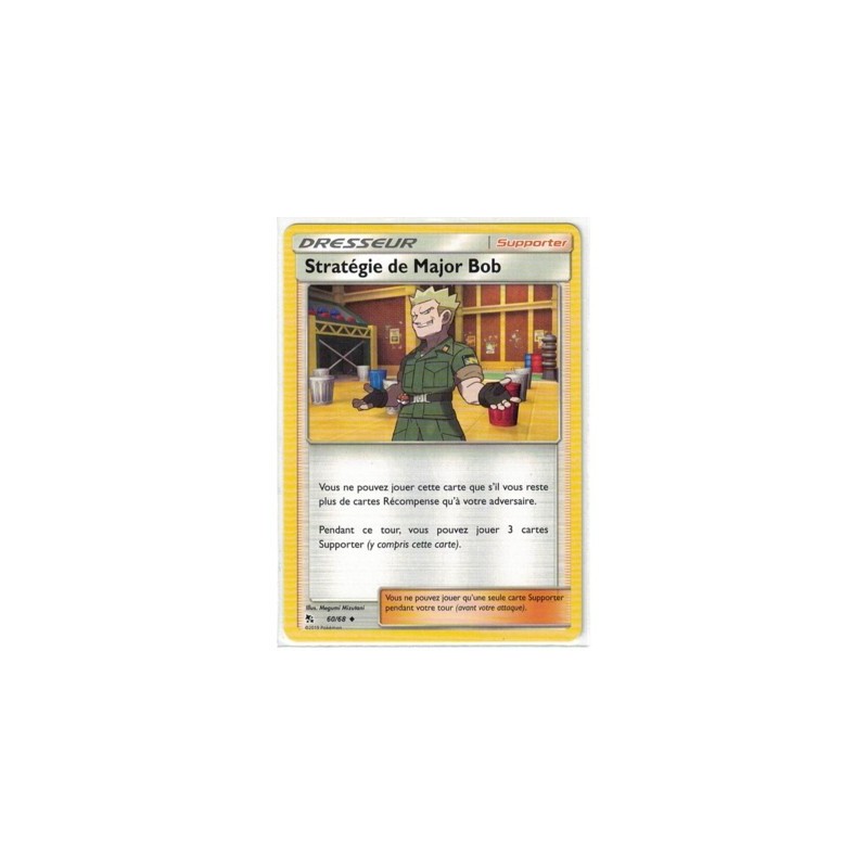 Carte Pokemon SL11.5 60/68 Stategie de Major Bob