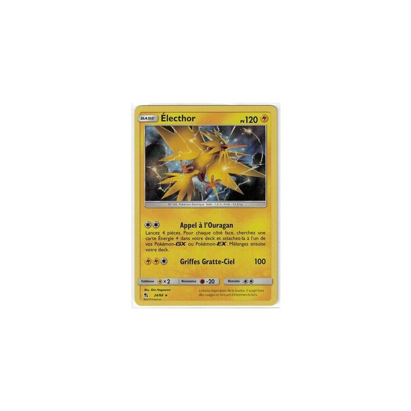 Carte Pokemon SL11.5 24/68 Electhor