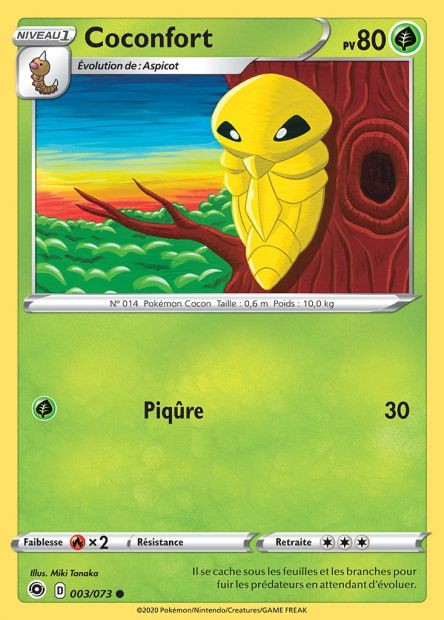 Carte Pokemon Eb3 5 3 73 Coconfort Bacchusia Jeux