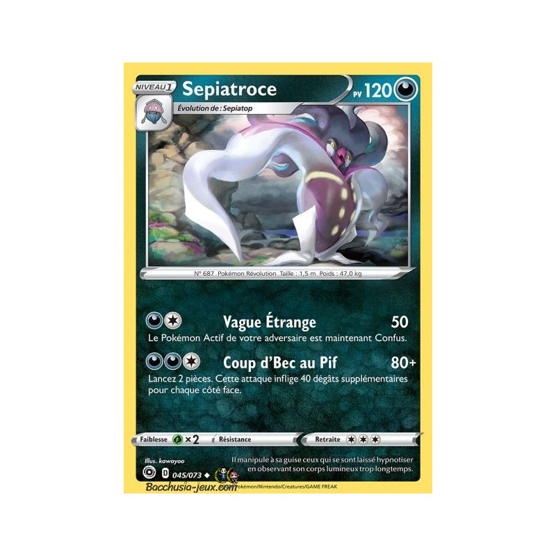 Carte Pokemon EB3.5 45/73 Sepiatroce