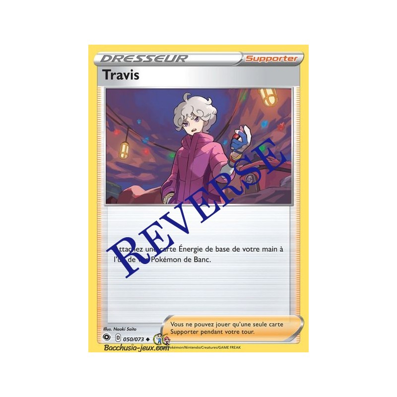 Carte Pokemon EB3.5 50/73 Travis Reverse