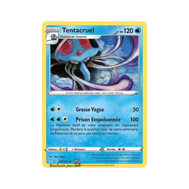 Carte Pokémon EB07 027/203 Tentacruel