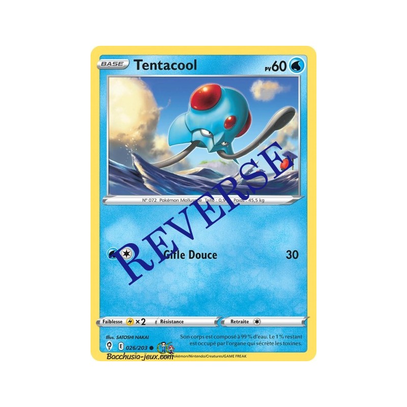 Carte Pokémon EB07 026/203 Tentacool Reverse