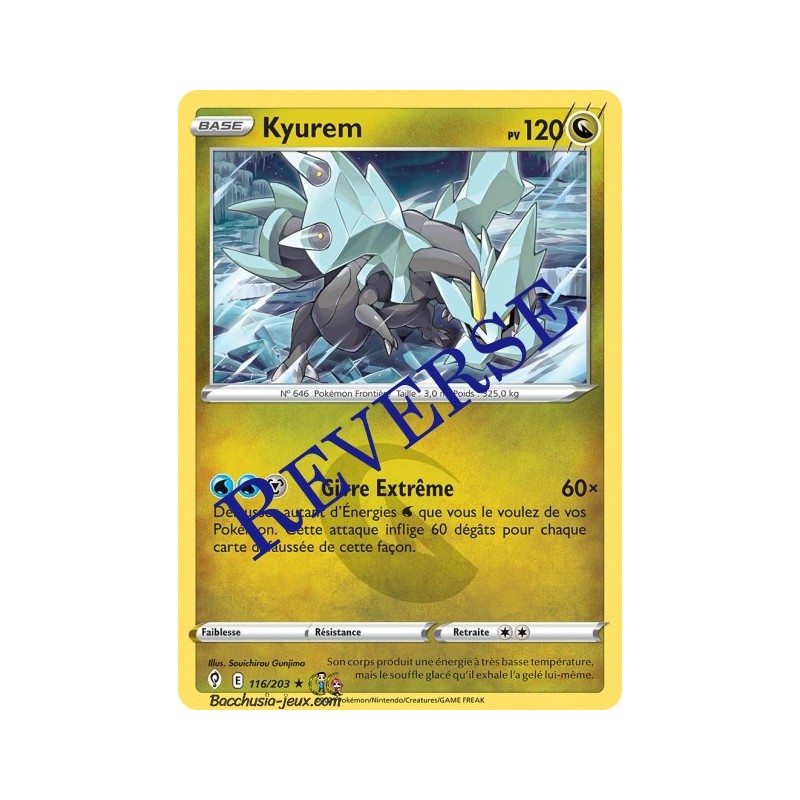 Carte Pokémon EB07 116/203 Kyurem Reverse