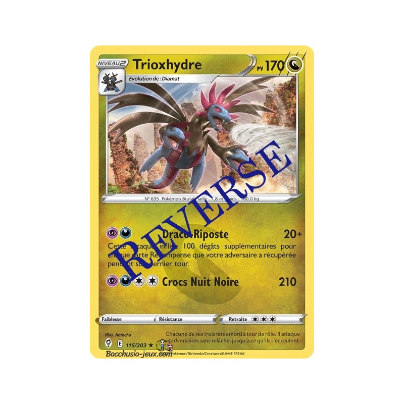 Carte Pokémon EB07 115/203 Trioxhydre Reverse