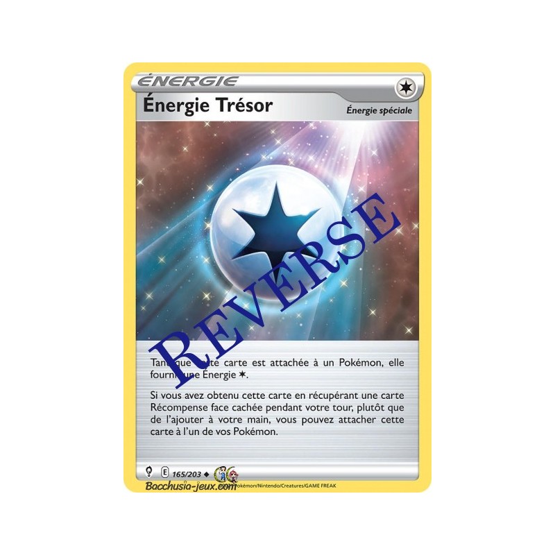 Carte Pokémon EB07 165/203 Energie Trésor Reverse