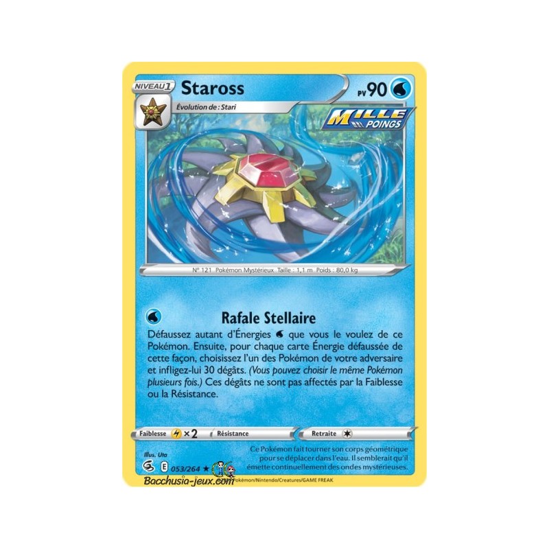 Carte Pokémon EB08 053/264 Staross Holo