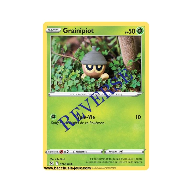 Carte Pokémon EB11 011/196 Grainipiot Reverse