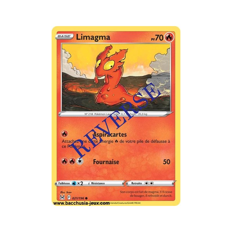 Carte Pokémon EB11 021/196 Limagma Reverse