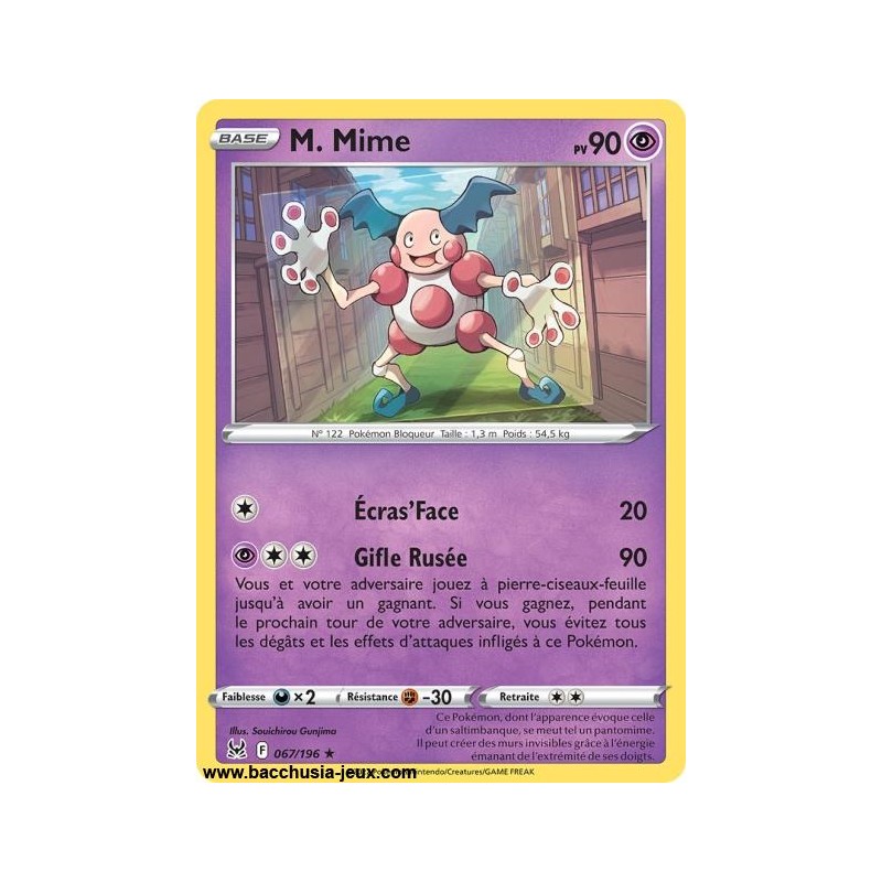 Carte Pokémon EB11 067/196 M. Mime Rare