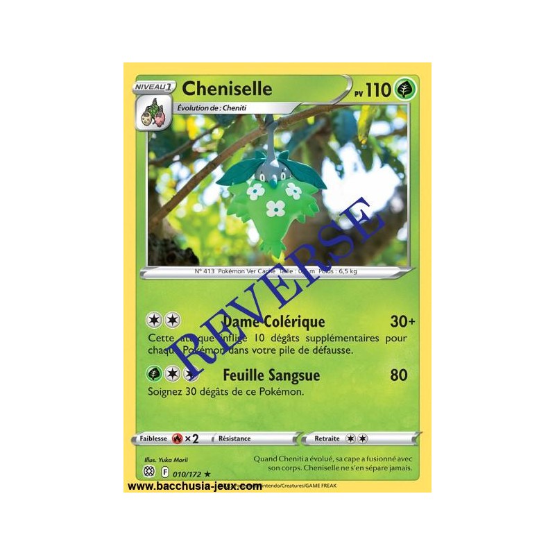 Carte Pokémon EB09 010/172 Cheniselle RARE Reverve