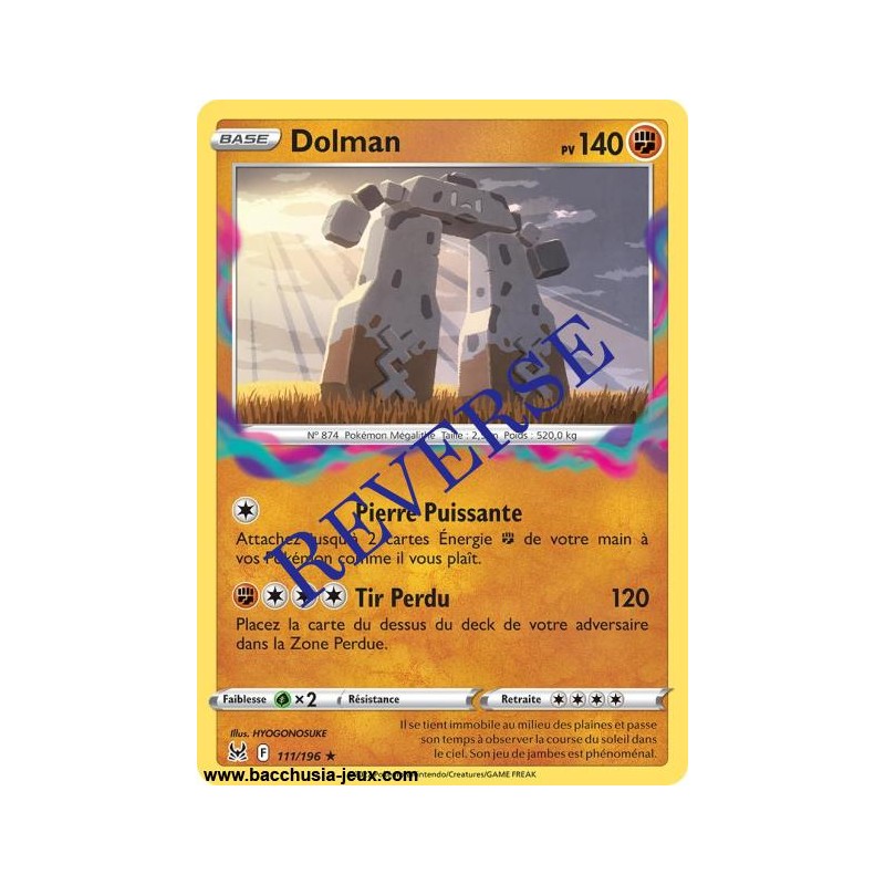 Carte Pokémon EB11 111/196 Dolman RARE Reverse