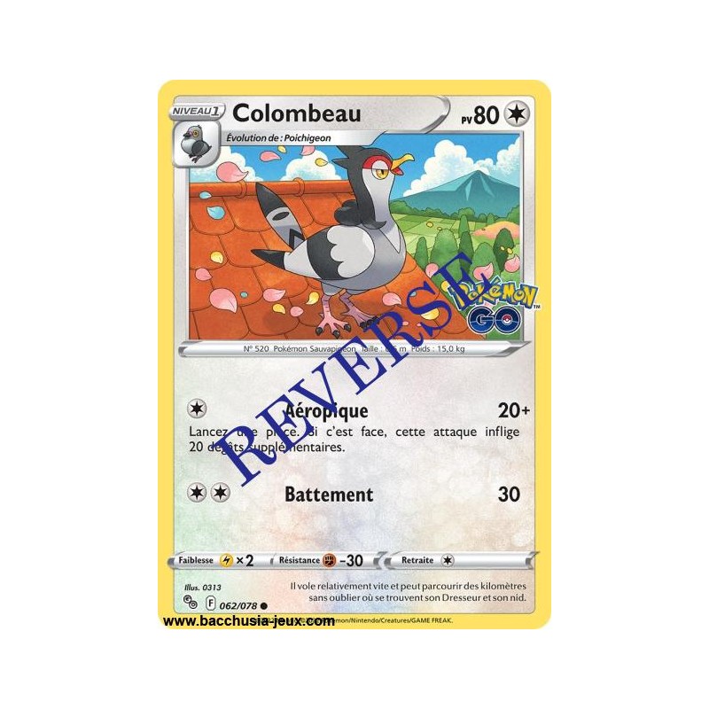 Carte Pokémon EB10.5 062/078 Colombeau Reverse