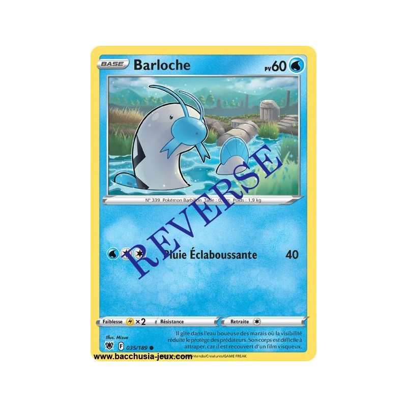 Carte Pokémon EB10 035/189 Barloche Reverse