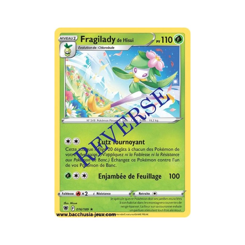 Carte Pokémon EB10 016/189 Fragilady de Hisui HOLO Reverse