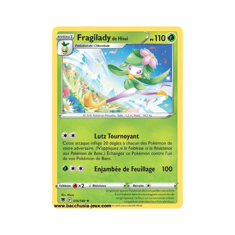 Carte Pokémon EB10 016/189 Fragilady de Hisui HOLO