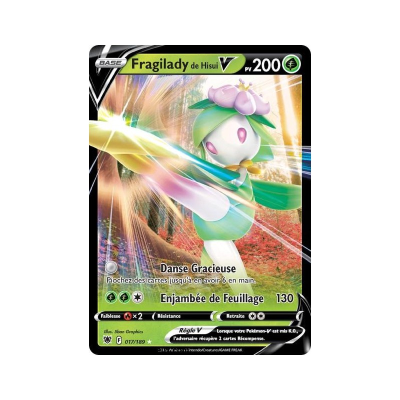 Carte Pokémon EB10 017/189 Fragilady de Hisui V