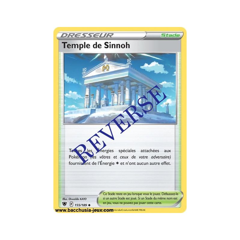 Carte Pokémon EB10 155/189 Temple de Sinnoh Reverse