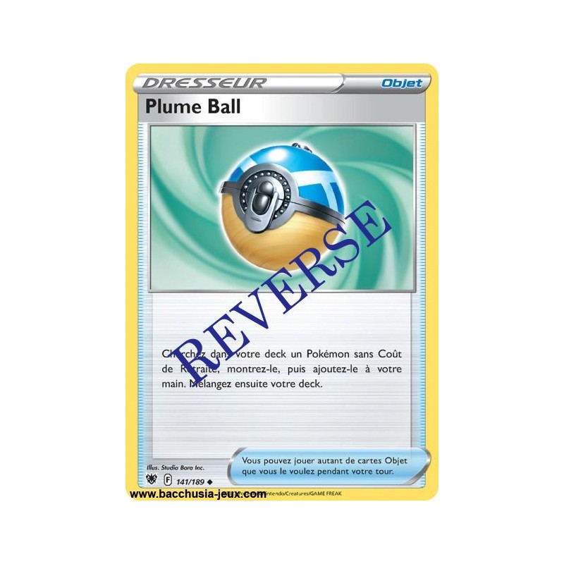 Carte Pokémon EB10 141/189 Plume Ball Reverse