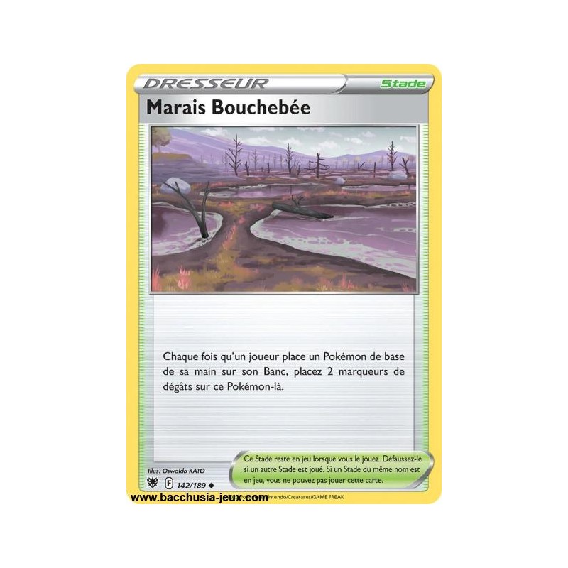 Carte Pokémon EB10 142/189 Marais Bouchebée