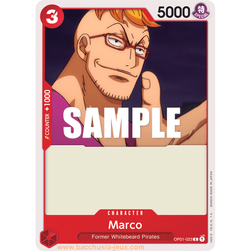 [EN] - One Piece Carte OP01-023 Marco