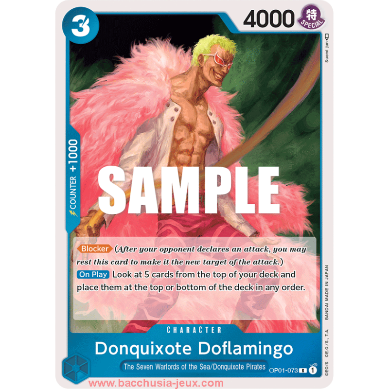 En One Piece Carte Op01 073 Donquixote Doflamingo 1516