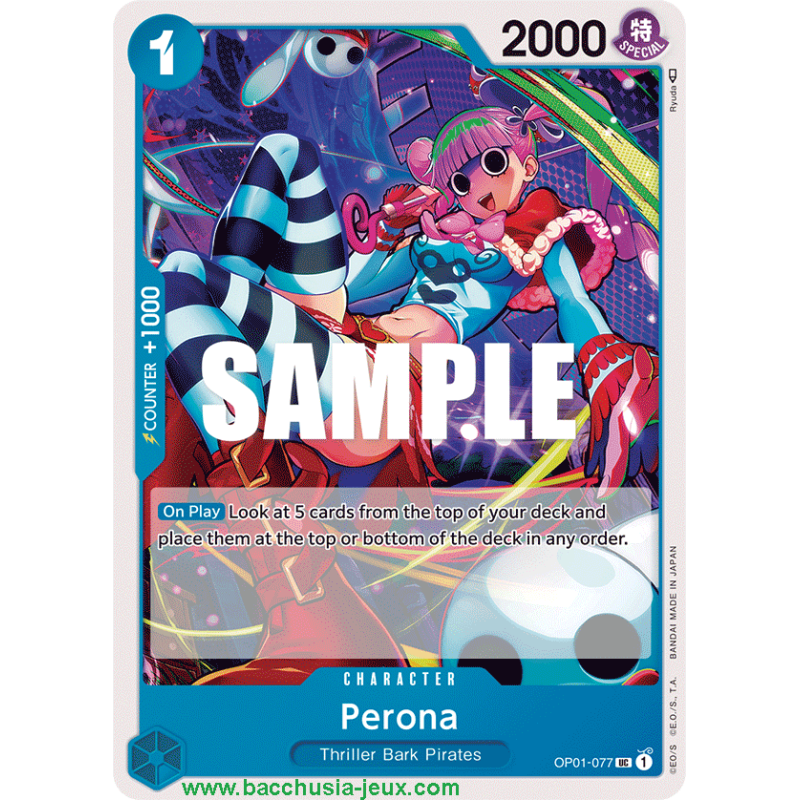 [EN] - One Piece Carte OP01-077 Perona