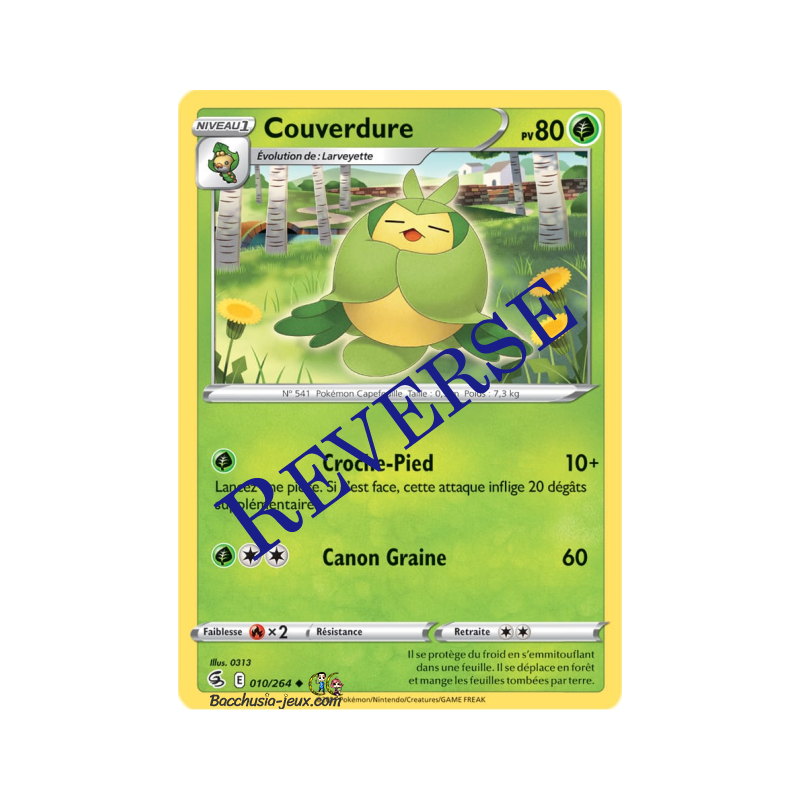 Carte Pokémon EB08 010/264 Couverdure Reverse