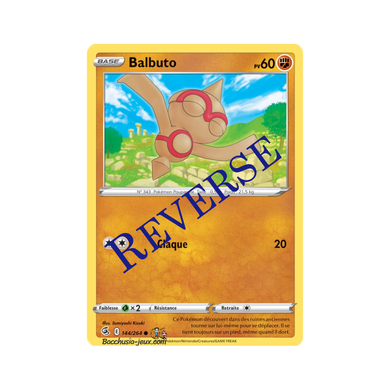 Carte Pokémon EB08 144/264 Balbuto Reverse