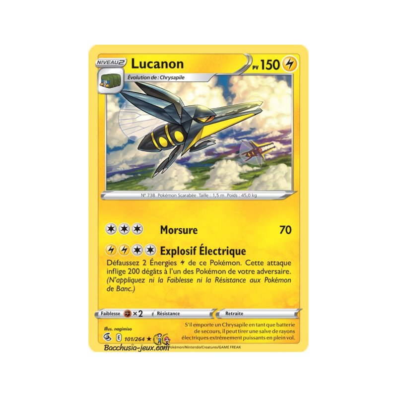 Carte Pokémon EB08 101/264 Lucanon Rare