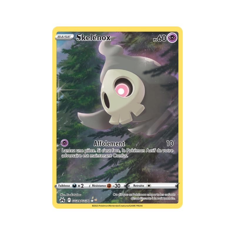 Carte Pokémon EB12.5 GG28/GG70 Skélénox