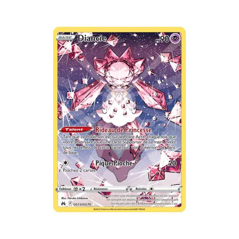 Carte Pokémon EB12.5 GG13/GG70 Diancie