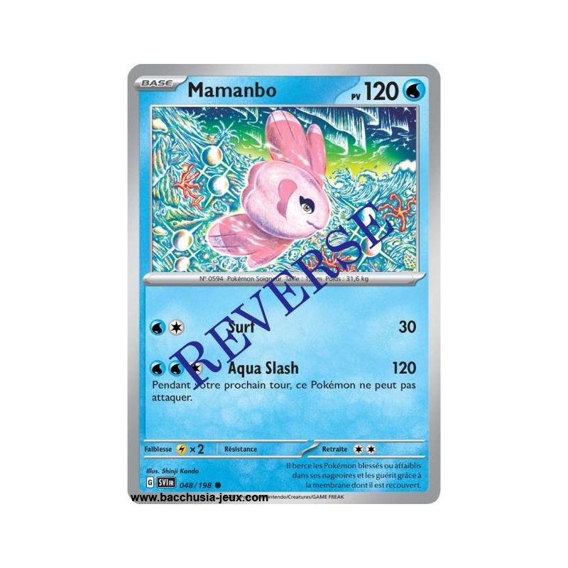 Carte Pokémon EV01 048/198 Mamanbo REVERSE