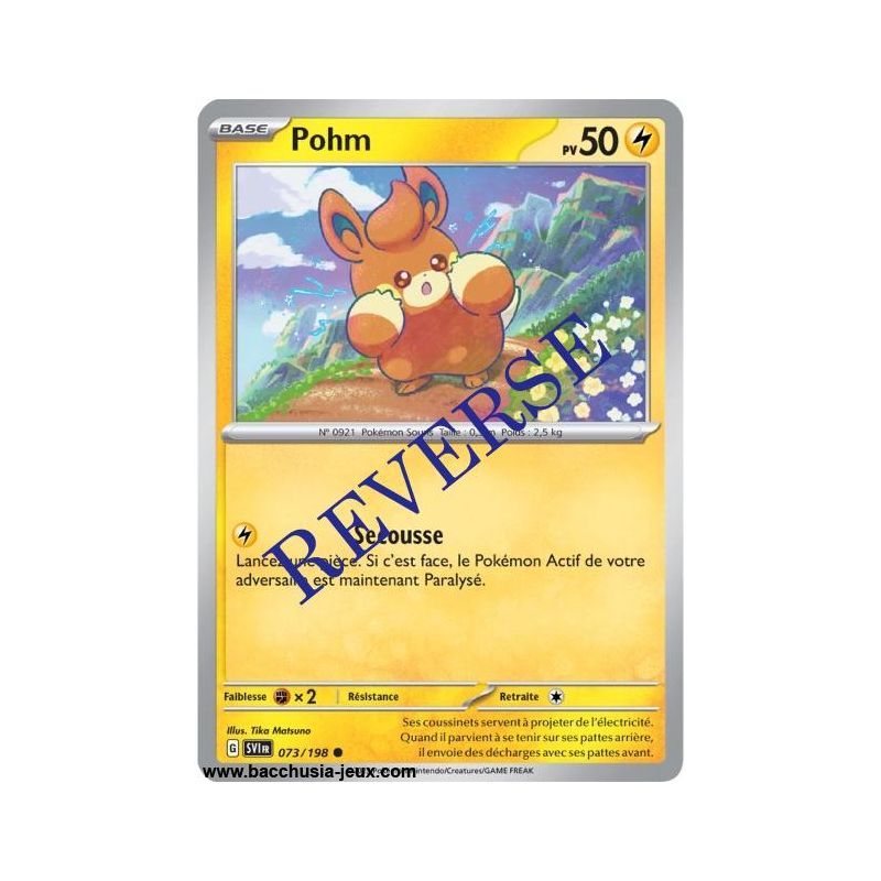 Carte Pokémon EV01 073/198 Pohm REVERSE