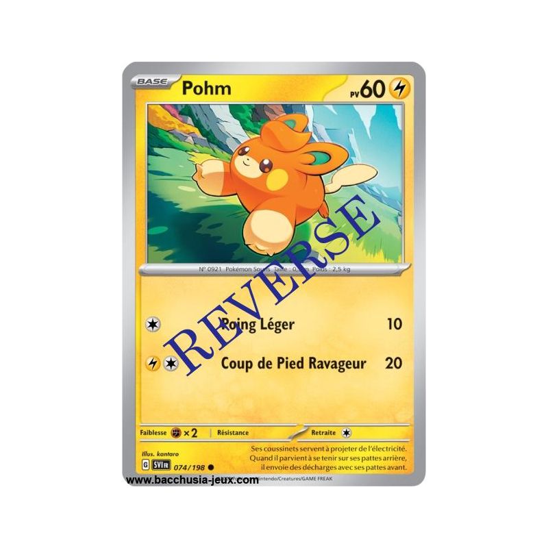 Carte Pokémon EV01 074/198 Pohm REVERSE