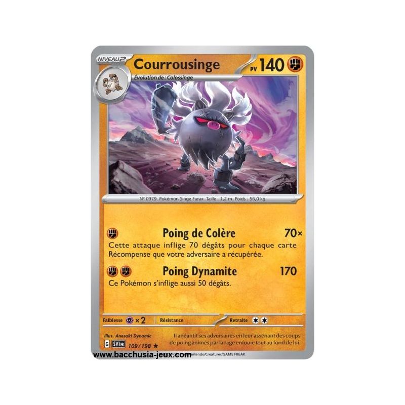 Carte Pokémon EV01 109/198 Courrousinge HOLO