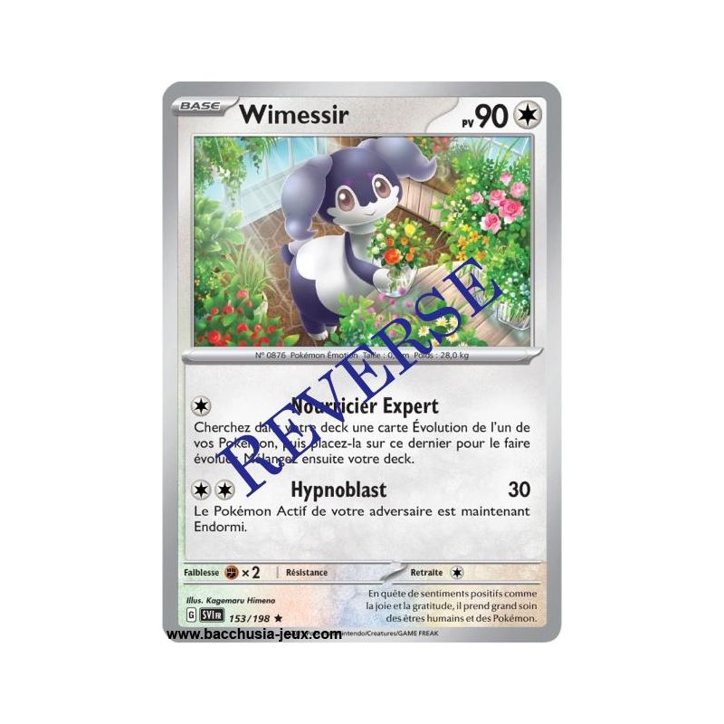 Carte Pokémon EV01 153/198 Wimessir HOLO REVERSE