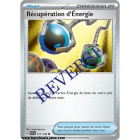 Carte Pokémon EV01 171/198 Récupération d’Énergie REVERSE